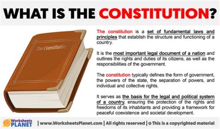 What does the Constitution do what is the