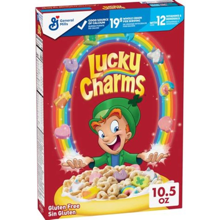 What does the leprechaun say about Lucky Charms