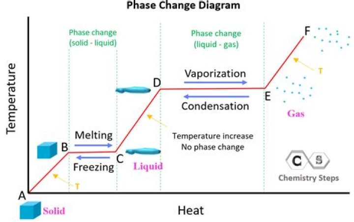 What does the phase diagram show