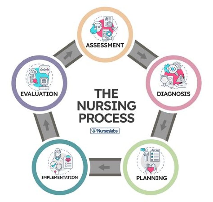 What does the planning step of the nursing process involve