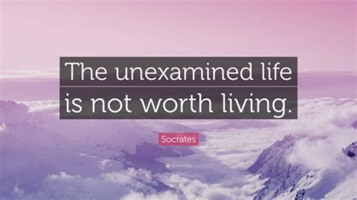 What does the unexamined life is not worth living mean