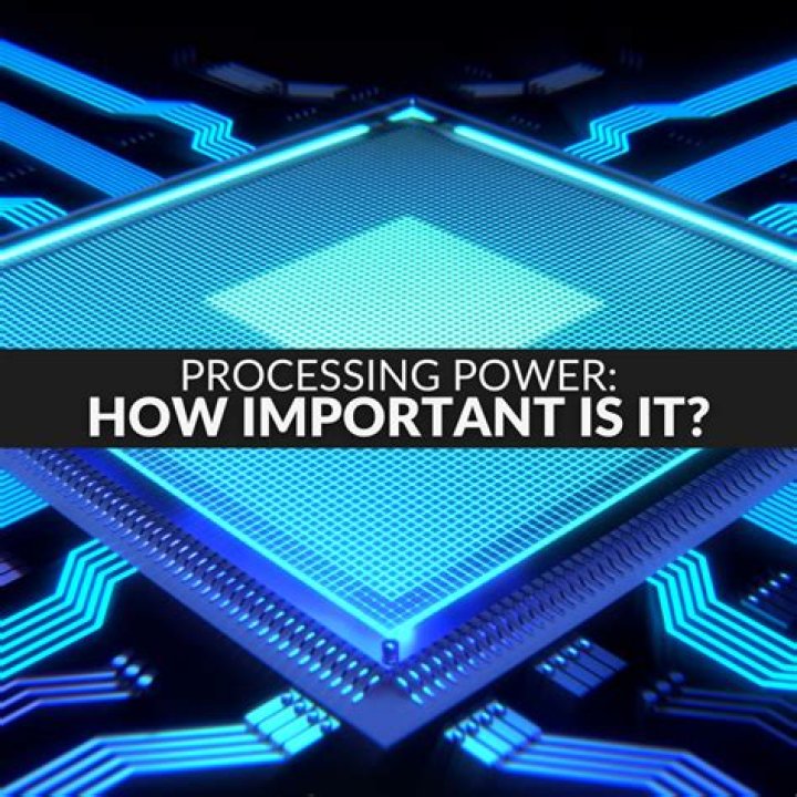 What factors determine the processing power of a CPU quizlet