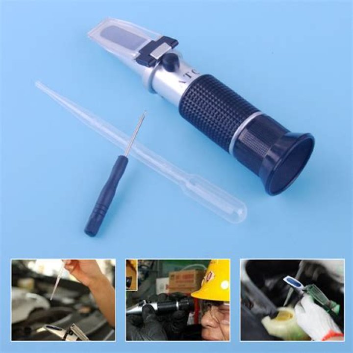 What fluids can be checked with a refractometer