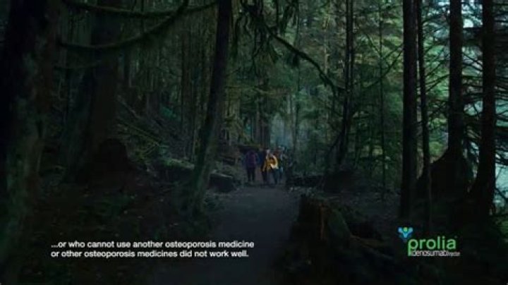 What happened to Blythe Danner in the Prolia commercial
