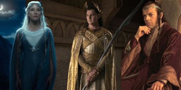 What happened to the elf kings face in The Hobbit