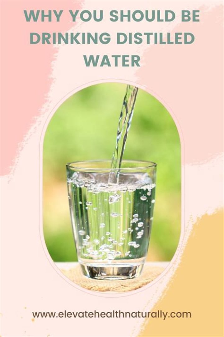 What happens if you drink nothing but distilled water