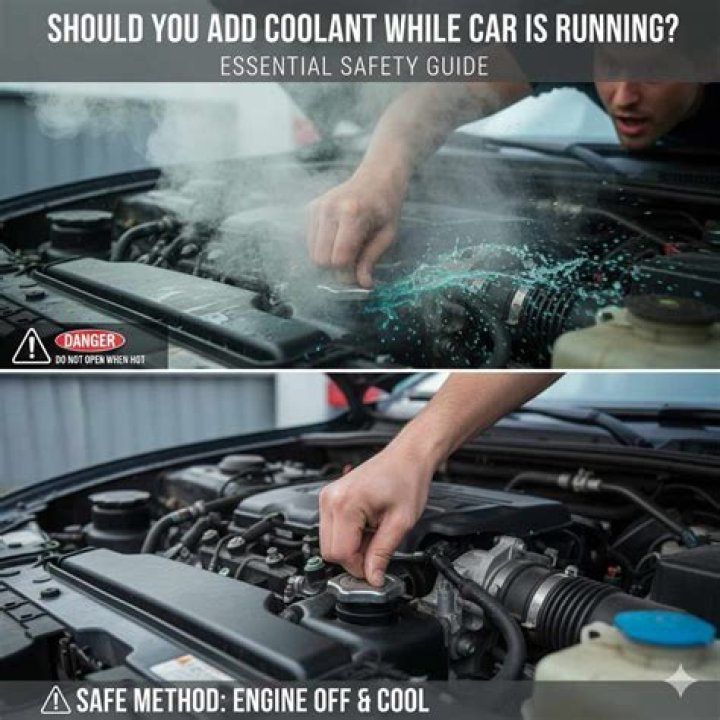 What happens if you open coolant while hot