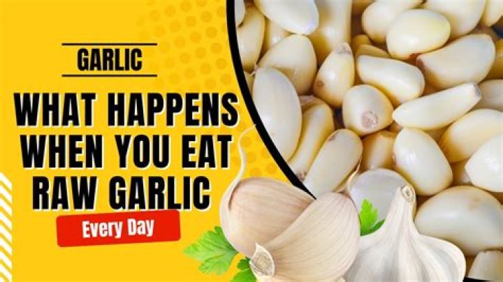 What happens if you swallow garlic