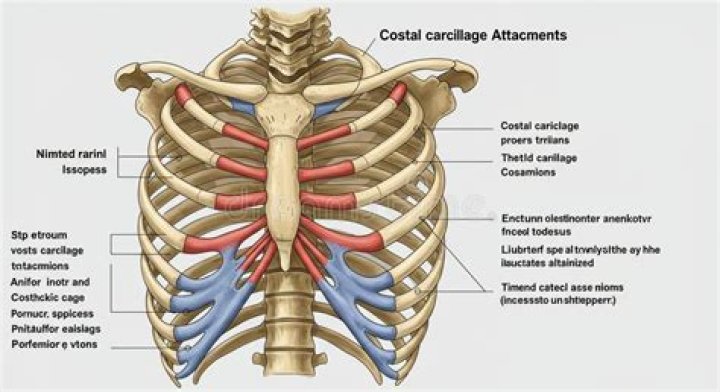 What happens to costal cartilage with age