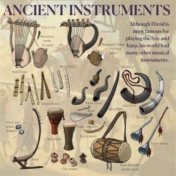 What instrument did David in the Bible play
