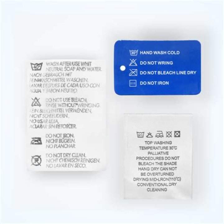 What is a clothing care label