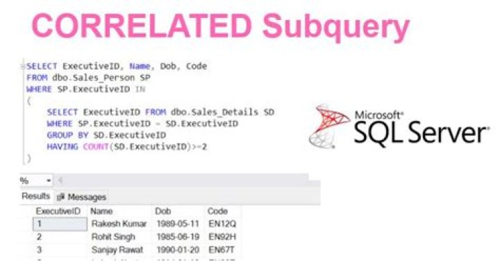 What is a correlated nested query in SQL
