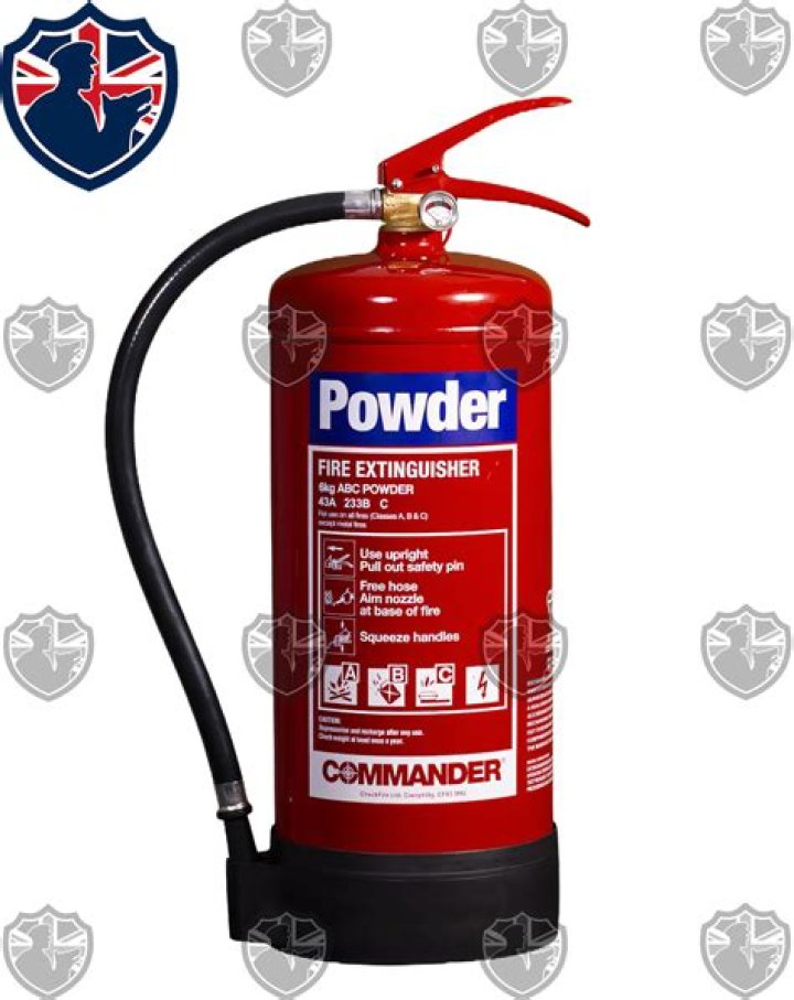 What is a dry powder extinguisher used for