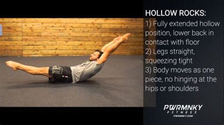What is a hollow rock exercise