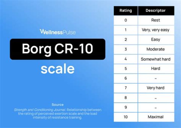 What is a modified Borg scale