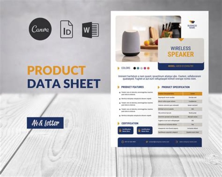 What is a product information sheet