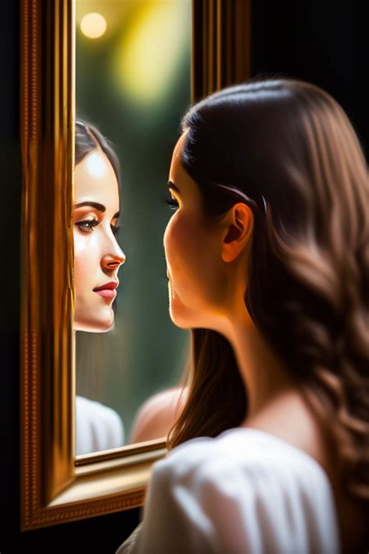 What is a reflection in a mirror