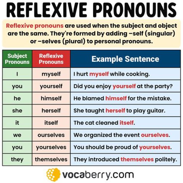 What is a reflexive action in English