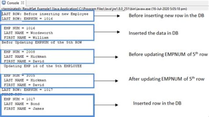 What is a ResultSet in JDBC