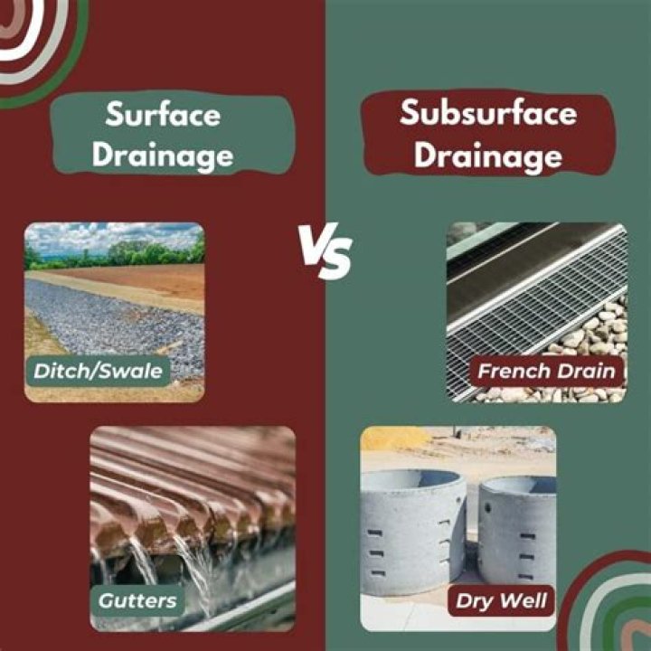 What is a surface water drainage system
