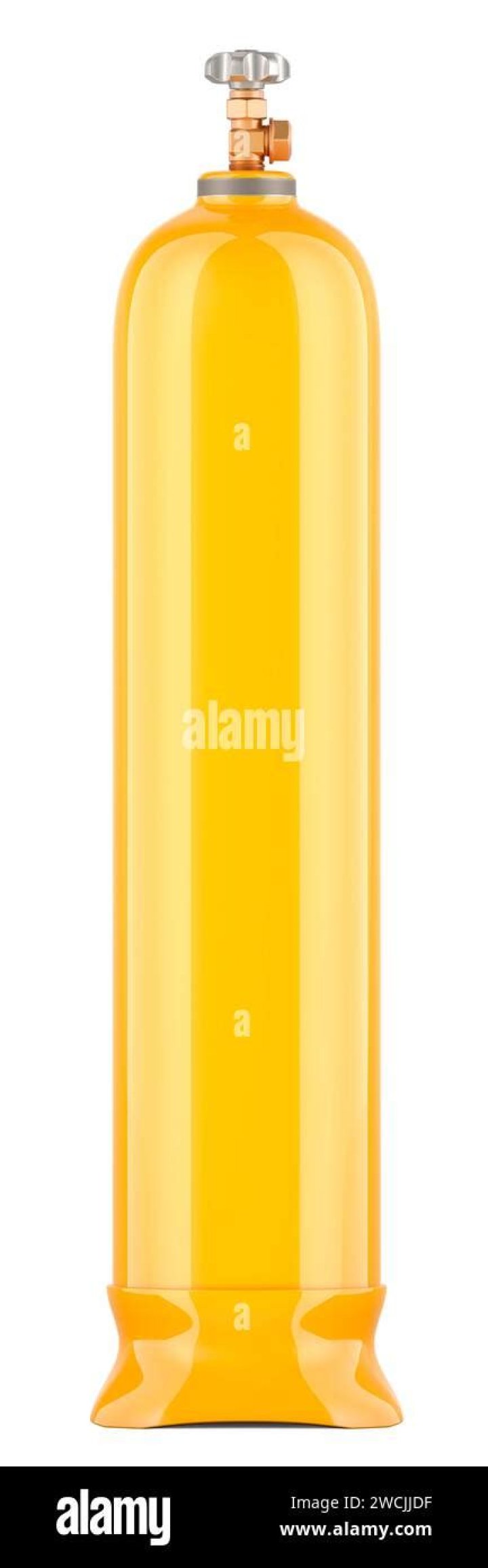 What is a yellow gas bottle used for