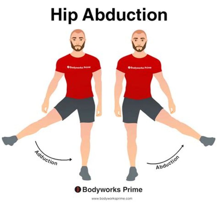 What is adduction of the hip