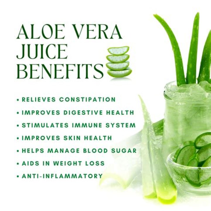 What is aloe vera juice good for