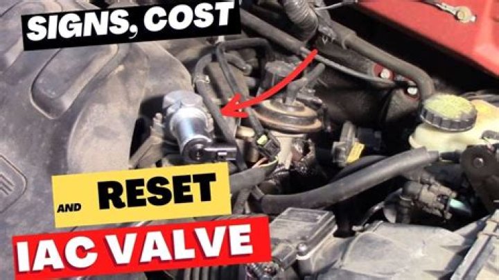 What is an IAC valve problem