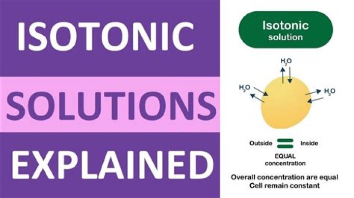 What is an isotonic formula