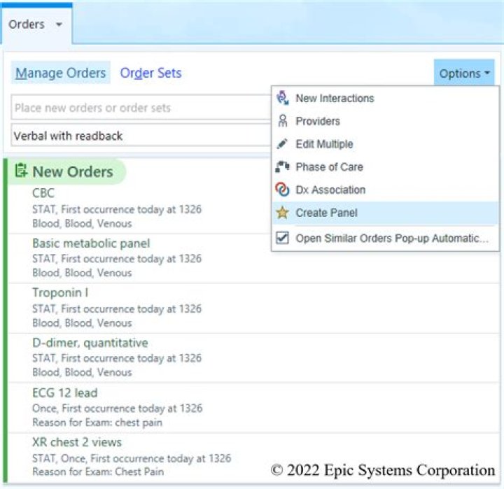 What is an orderable in epic