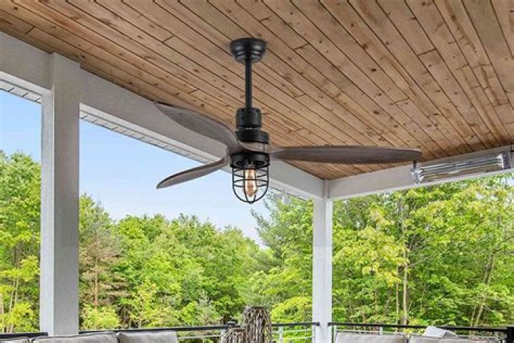 What is an outdoor ceiling fan