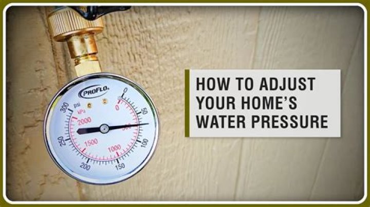 What is average water pressure