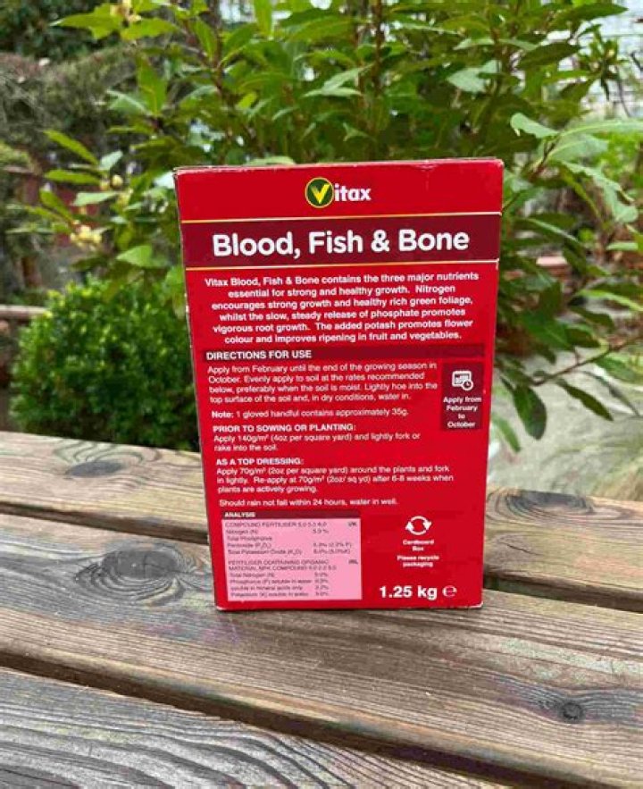 What is blood fish and bone good for