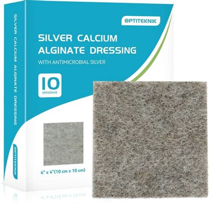 What is calcium alginate with silver