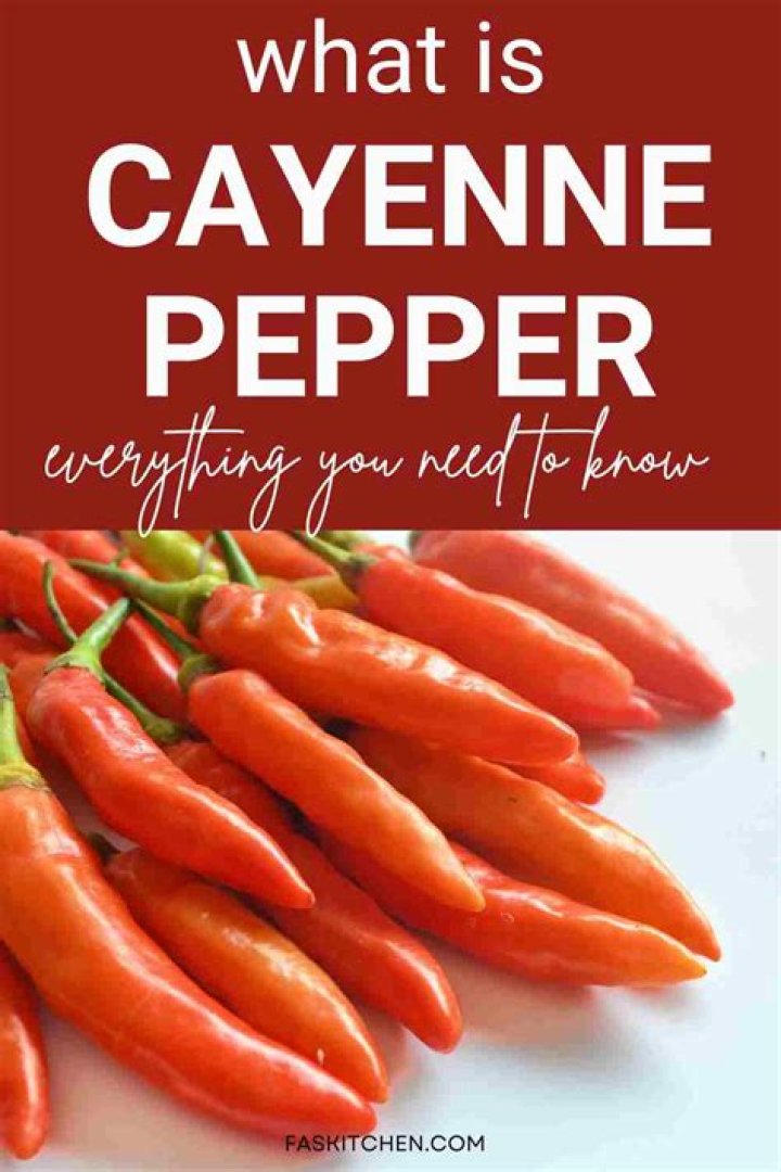 What is cayenne pepper used for in cooking