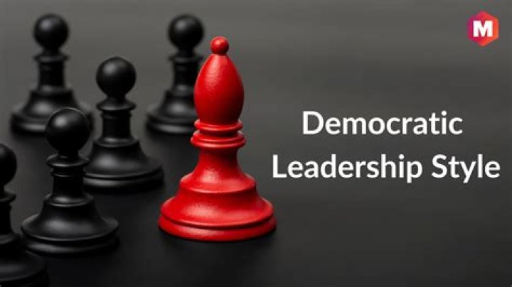 What is democratic leadership style example
