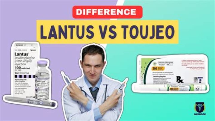 What is difference between Lantus and Toujeo