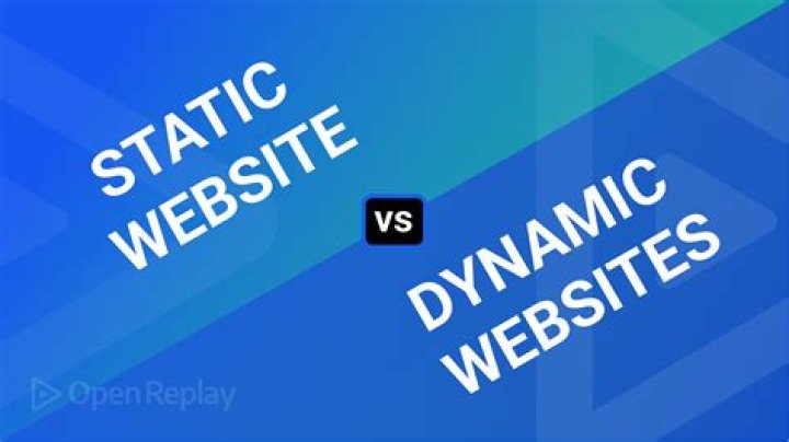 What is dynamic and static Web page