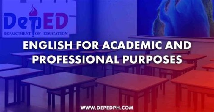 What is English for academic and professional purposes