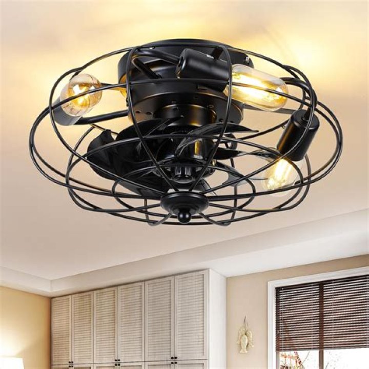 What is flush mount ceiling fan