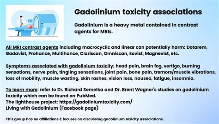 What is gadolinium toxicity