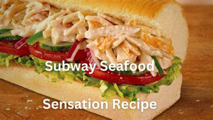What is in the subway seafood sensation
