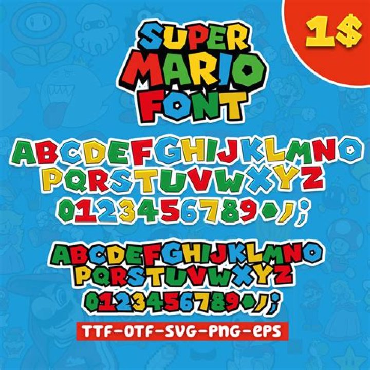 What is Mario font