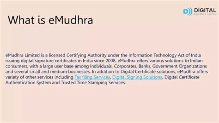 What is RA in eMudhra