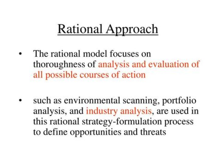 What is rational approach