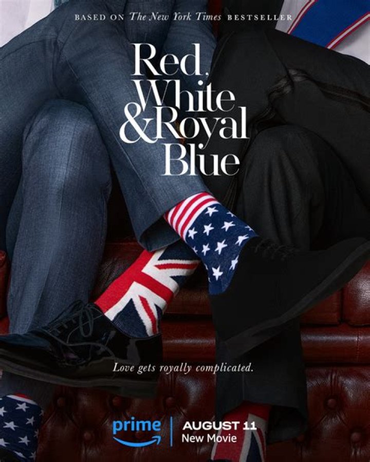 What is red white and blue and represents the US