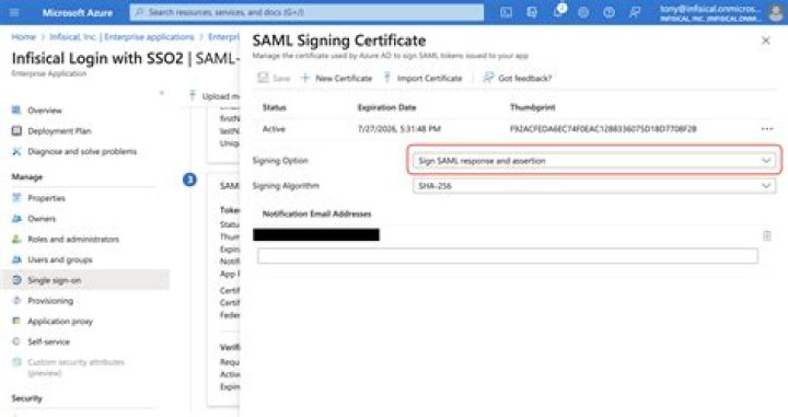 What is SAML signed assertion