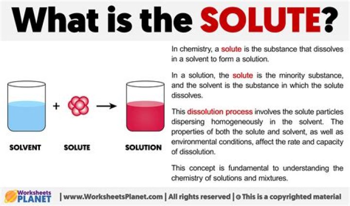 What is solute Science Grade 7