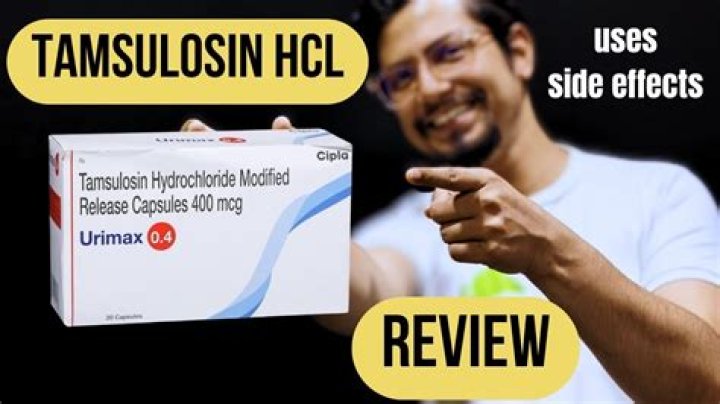 What is tamsulosin 4mg used for