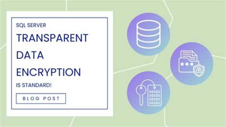 What is TDE encryption SQL Server